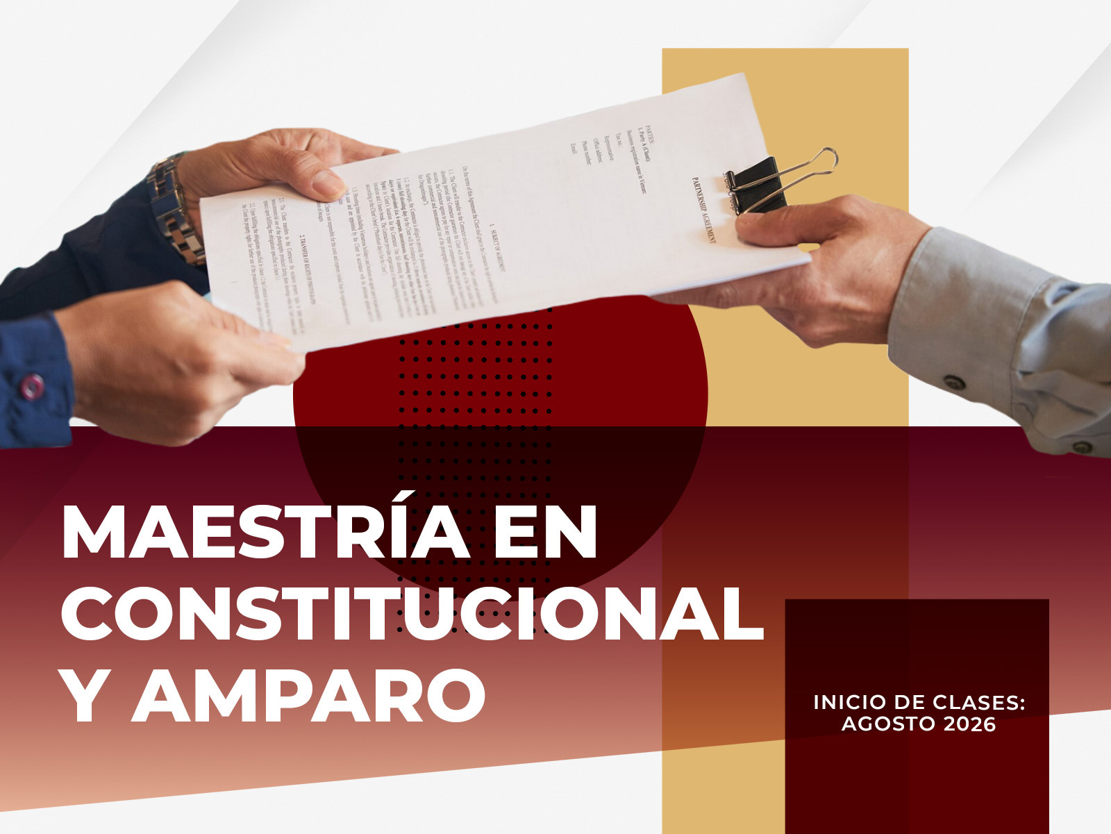 Maestría en Derecho Constitucional y Amparo